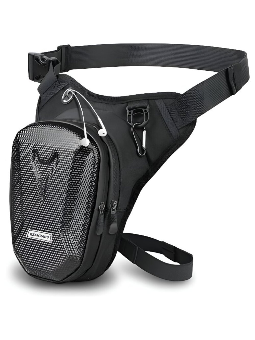 Motorcycle Leg Bag, Thigh Bag, Cycling Drop Leg Bag, with Headphone Jack